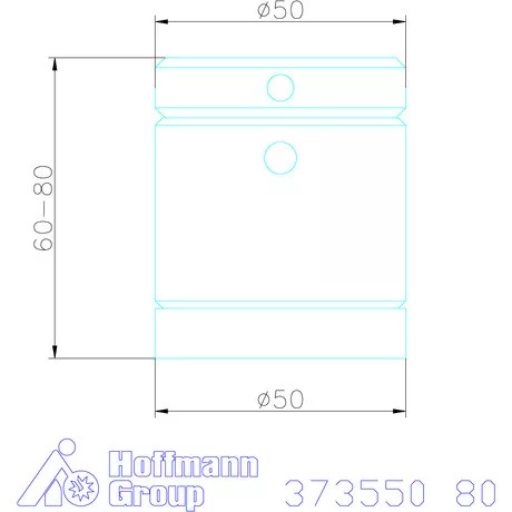 Amf Beállítható csavarbak alu alsórésszel 80 mm