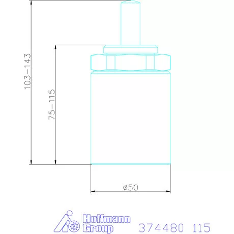 Amf Finombeállító bak 115 mm