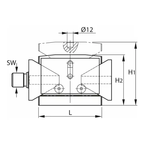 Amf Beállító ék"Herkules“ 125 mm