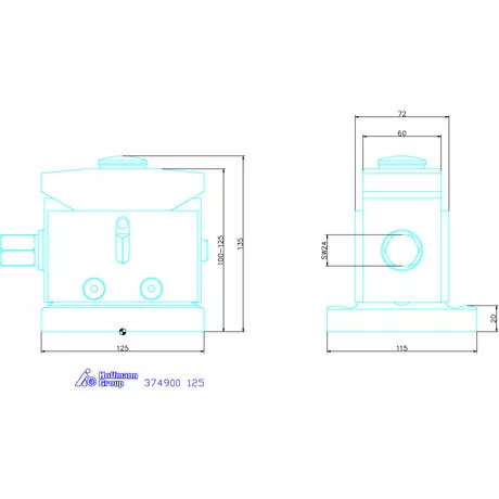 Amf Beállító ék"Herkules“ 125 mm