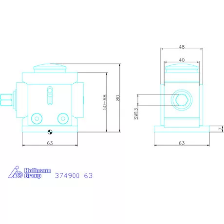 Amf Beállító ék"Herkules“ 63 mm