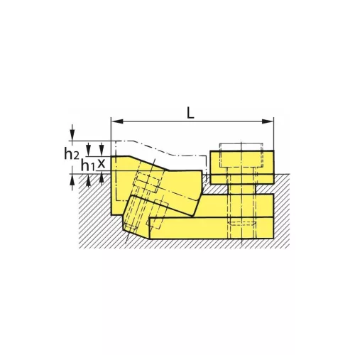 Amf Oldalszorító pár Mini-Bulle 12 mm