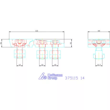 Amf Oldalszorító befogók 14 mm