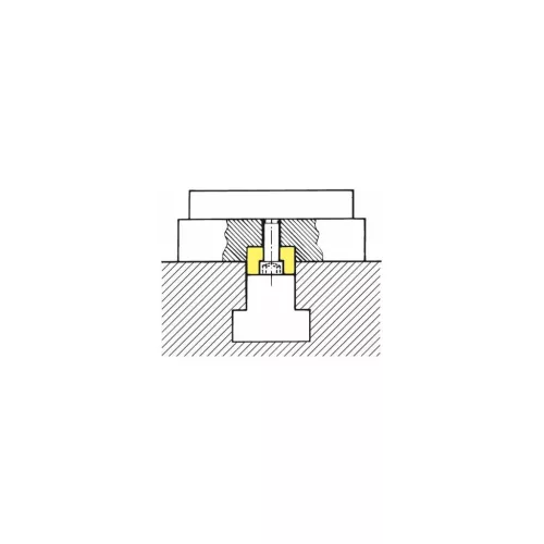 Amf Sík horonycsap, köszörült 14 mm