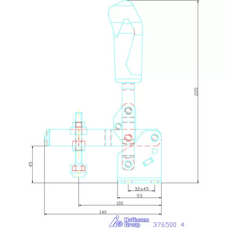 Amf Vertikális befogó vízszintes talppal 4