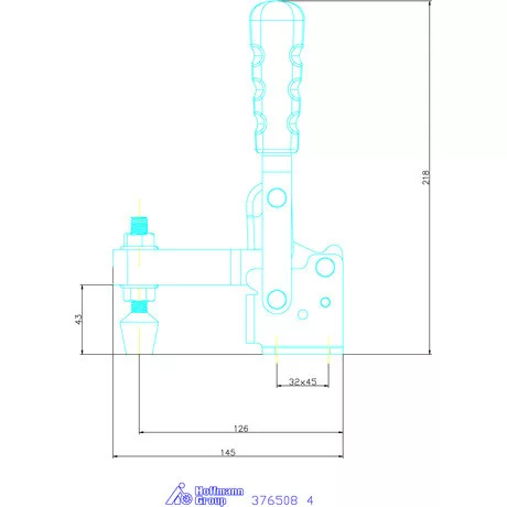 Holex Vertikális befogó vízszintes talppal 4