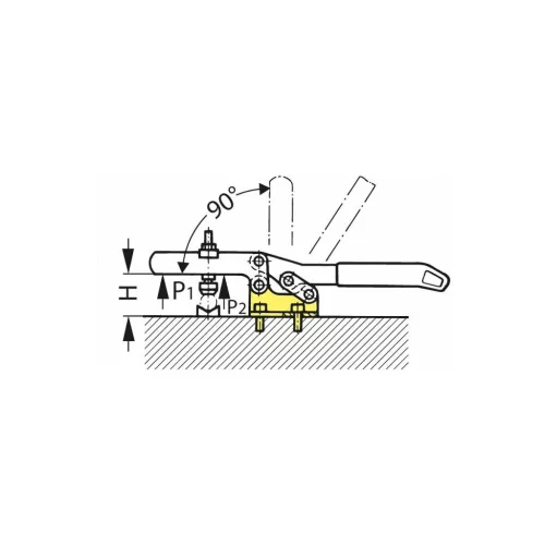 Amf Horizontális gyorsszorító vízszintes talppal 0