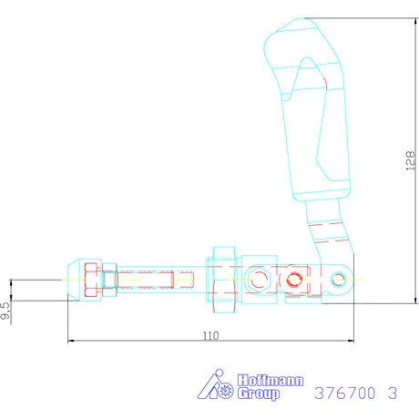 Amf Tolórudas gyorsszorító rövid kivitel 3