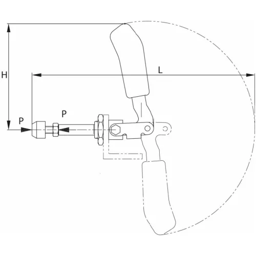Amf Tolórudas gyorsszorító rövid kivitel 5