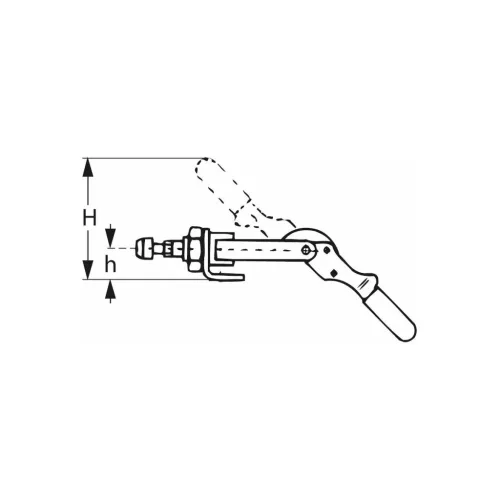 Amf Tolórudas gyorsszorító derékszögű talppal 0