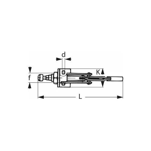 Amf Tolórudas gyorsszorító derékszögű talppal 2
