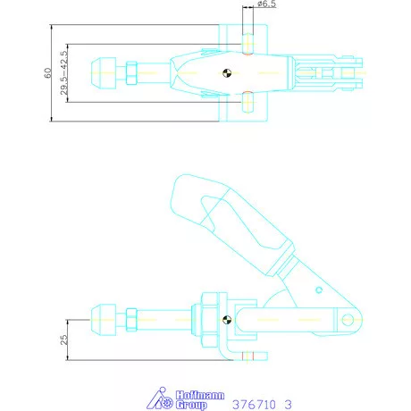 Amf Tolórudas gyorsszorító derékszögű talppal 3