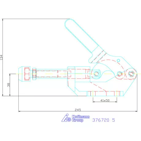 Amf Erősített tolórudas gyorsszorító 5