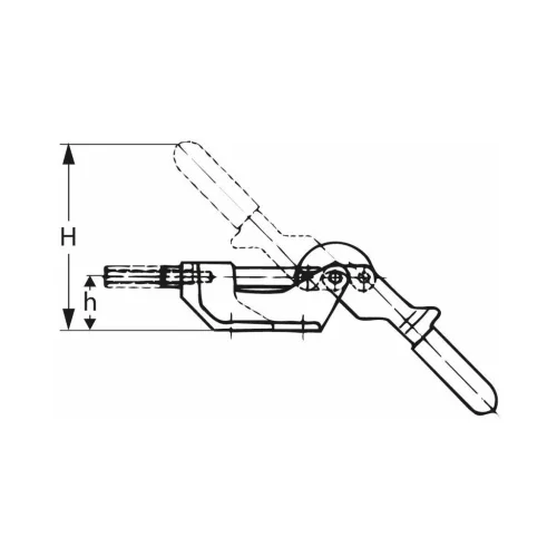 Amf Erősített tolórudas gyorsszorító 7