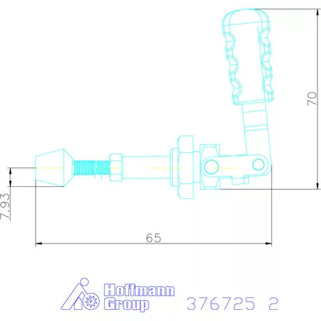 Holex Tolórudas gyorsszorító rövid kivitel 2