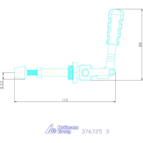 Holex Tolórudas gyorsszorító rövid kivitel 3