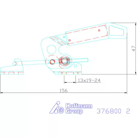 Amf Horgas szorító vízszintes 2
