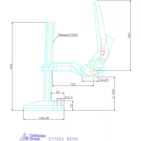 Bessey Gépasztal gyorsszorító BS2N