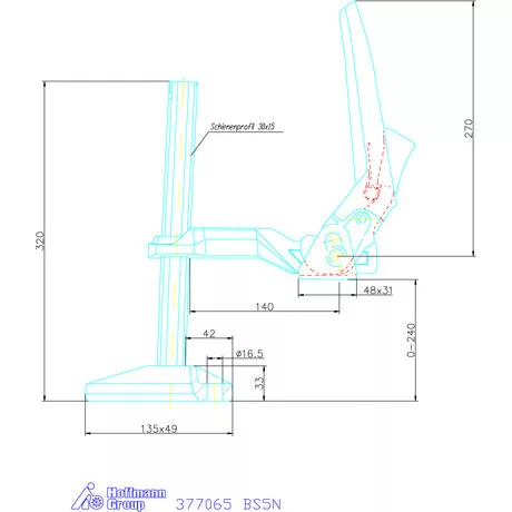 Bessey Gépasztal gyorsszorító BS5N