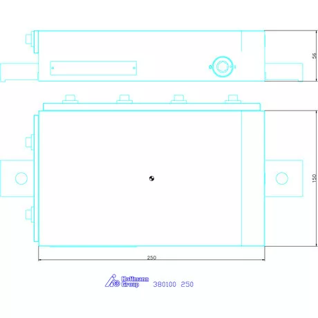 Sav Mágnesasztal, keresztirányú pólusosztás 250 mm