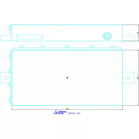 Sav Mágnesasztal, keresztirányú pólusosztás 400 mm
