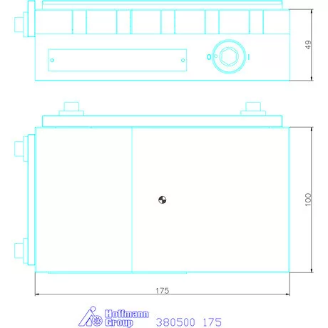 Sav Mágnesasztal, finom keresztirányú pólusosztás 175 mm