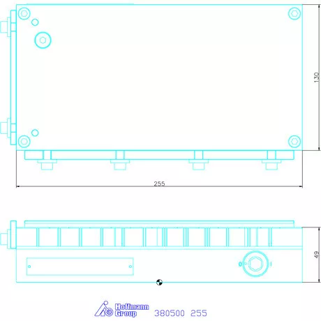 Sav Mágnesasztal, finom keresztirányú pólusosztás 255 mm