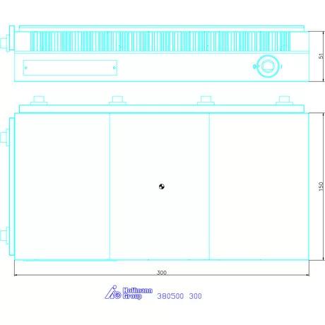 Sav Mágnesasztal, finom keresztirányú pólusosztás 300 mm