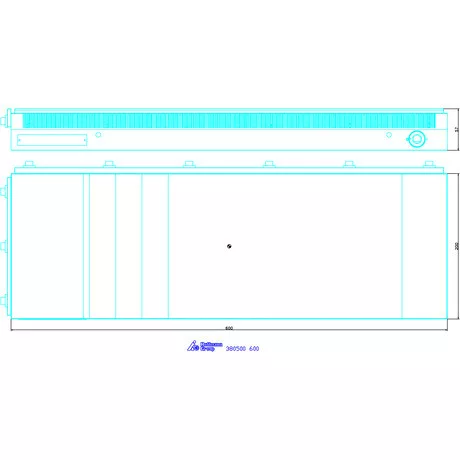 Sav Mágnesasztal, finom keresztirányú pólusosztás 600 mm