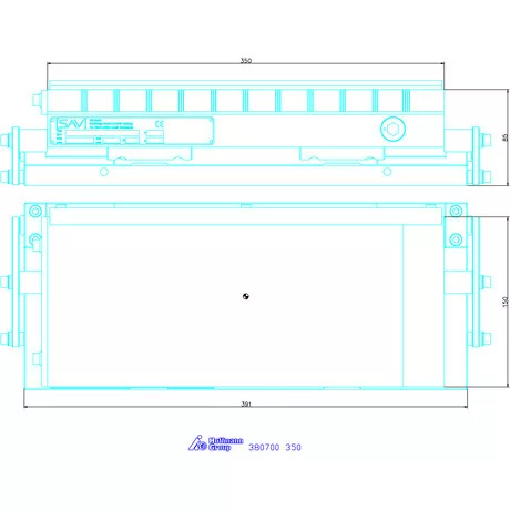 Sav Szinusz mágnesasztal 350 mm