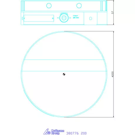 Sav Mágneses felfogótokmány, párhuzamos pólusosztással 200 mm