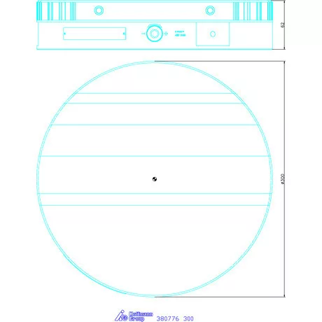 Sav Mágneses felfogótokmány, párhuzamos pólusosztással 300 mm