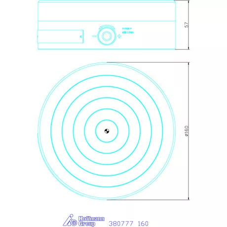 Sav Mágneses felfogótokmány, párhuzamos pólusosztással 160 mm