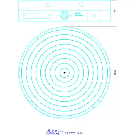 Sav Mágneses felfogótokmány, párhuzamos pólusosztással 250 mm