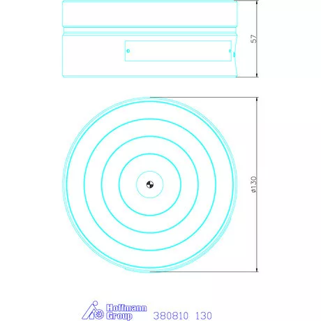 Sav Mágneses felfogótokmány, radiális pólusosztással 130 mm