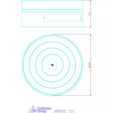 Sav Mágneses felfogótokmány, radiális pólusosztással 150 mm