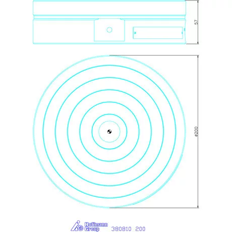 Sav Mágneses felfogótokmány, radiális pólusosztással 200 mm