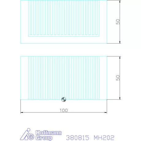 Sav Állandó mágneses befogótömb, finom pólusosztással MH202