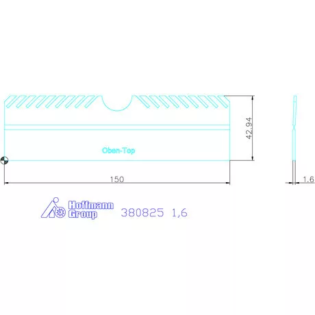 Sav Befogólapok 1,6 mm