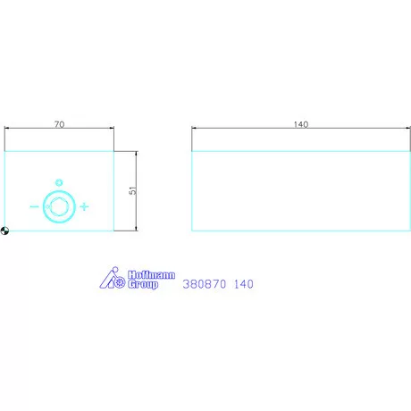 Sav Neodímium mágneses befogótömb 140 mm