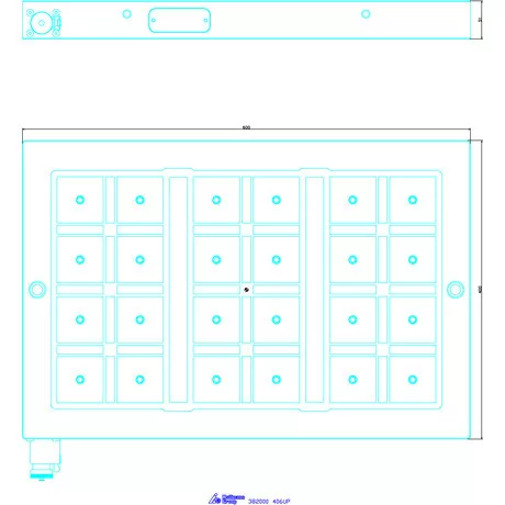 Tecnomagnete Elektromos állandómágnes asztal UniPower 406UP