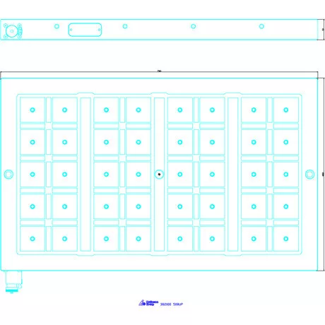 Tecnomagnete Elektromos állandómágnes asztal UniPower 508UP