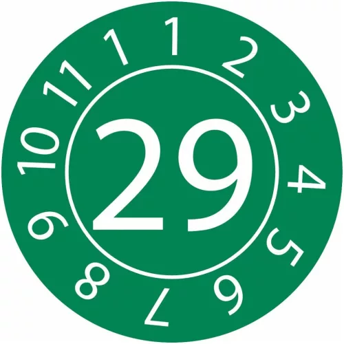 Ellenőrző plakett ⌀ 10 mm 32 darab 2029