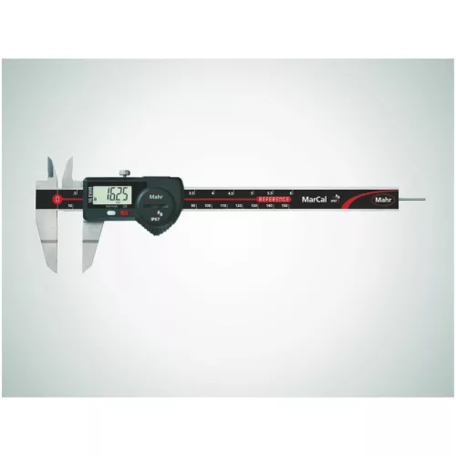 Digitális tengelyhorony tolómérő kör keresztmetszetű mélységmérővel 150 mm