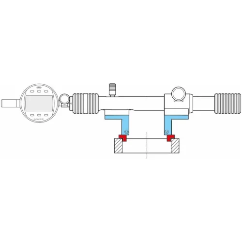 Mahr Digitális univerzális tolómérő Multimar 25 EWR 1000 mm