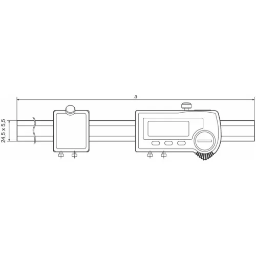 Mahr Digitális univerzális tolómérő Multimar 25 EWR 300 mm