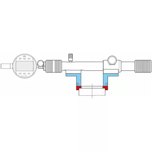 Mahr Digitális univerzális tolómérő Multimar 25 EWR 600 mm