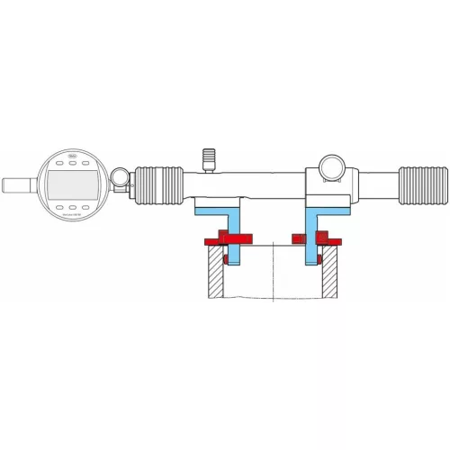 Mahr Digitális univerzális tolómérő Multimar i-wi 300 mm