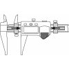 Digitális univerzális tolómérő készlet IP 67 200 mm