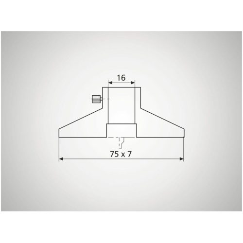 Mélységmérő híd 75×7 mm 75X7